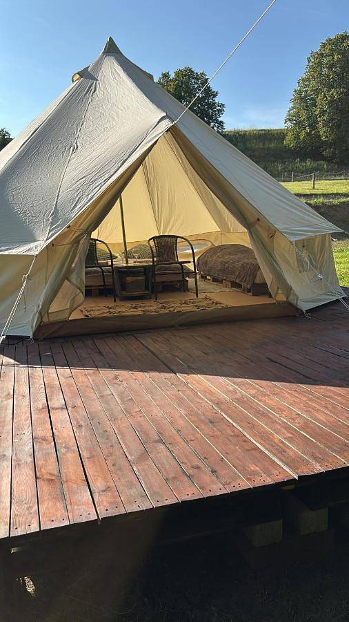Camping für 3 Personen, mit Terrasse und Garten sowie Ausblick in Ermland-Masuren - 4