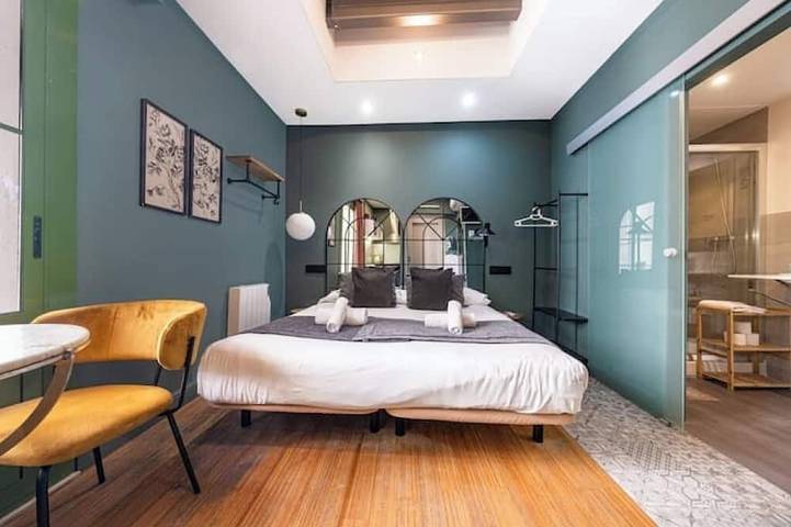 Appartement entier, Great studio in the heart of the city in Barcelona Centre, Barcelone