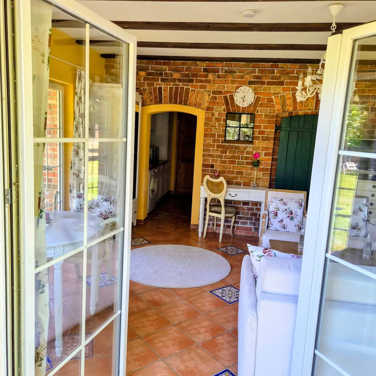 Ganze Wohnung, Apartment „Ferienhaus Sükow“ mit privater Terrasse, Garten und Wlan in Perleberg, Prignitz