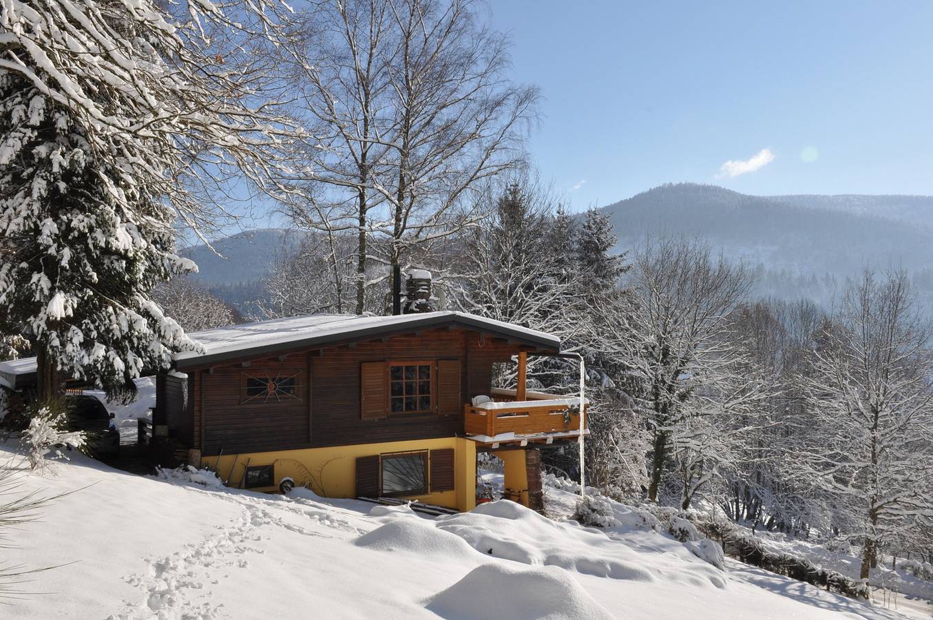 Chalet für 2 Personen mit Garten in Sapois, Regionaler Naturpark Belchen der Vogesen