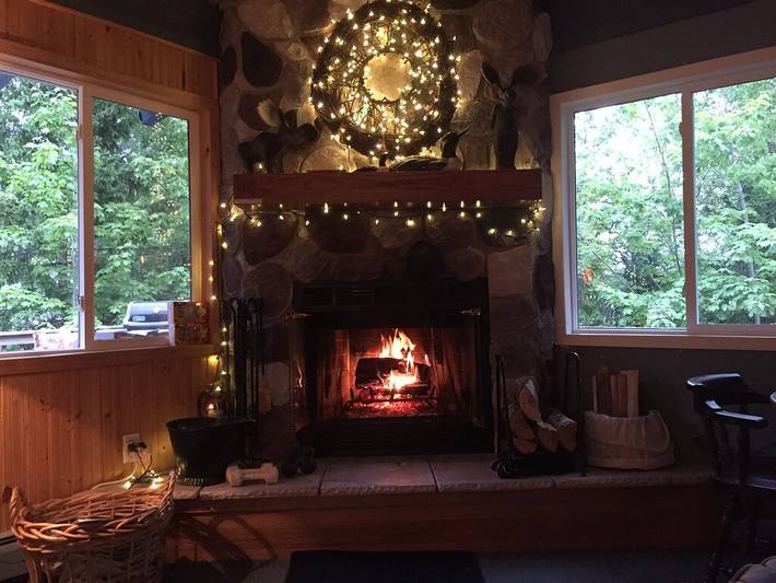 Vacation rental for 8 people, with yard in Michigan