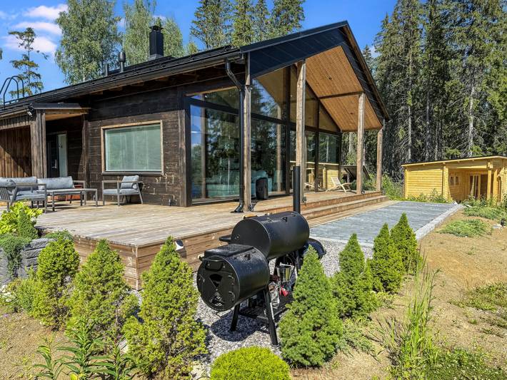 Ferienhaus für 6 Personen, mit Seeblick und Sauna - 1