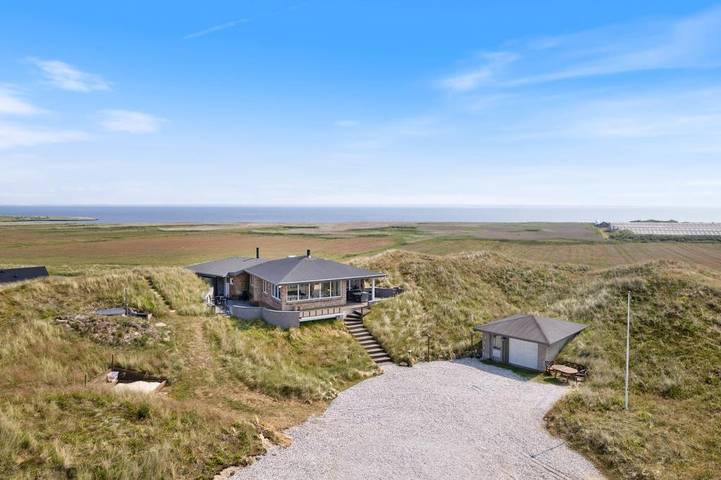 Ferienhaus für 6 Personen, mit Balkon/Terrasse und Terrasse sowie Ausblick in Årgab