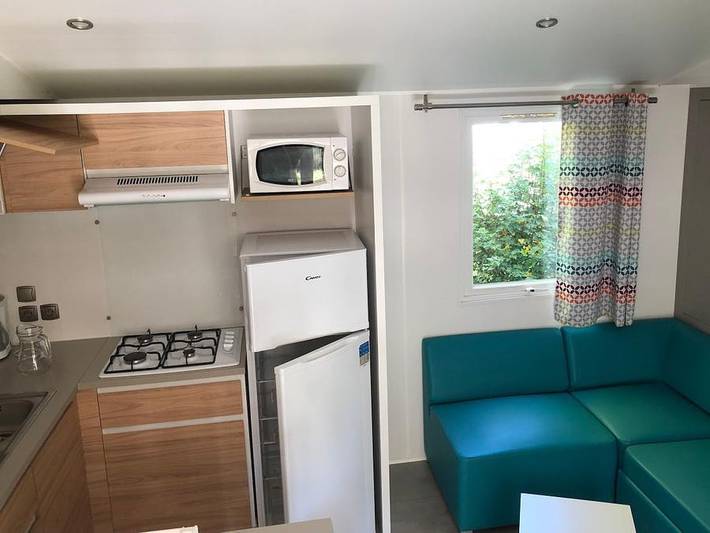 Camping Au Tylo Soleil - Mobilheim 4 personen - 41 Premium Mobil Home O'Hara 914 2 33m² in Dauphin, Regionaler Naturpark Luberon