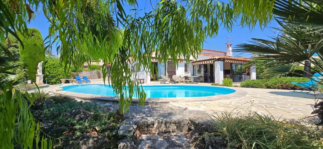 Villa pour 6 personnes, avec piscine ainsi que vue et jardin à Biot - 2