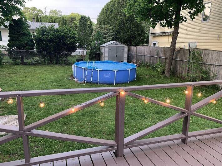 Vacation rental for 6 people, with terrace and hot tub in Hampton