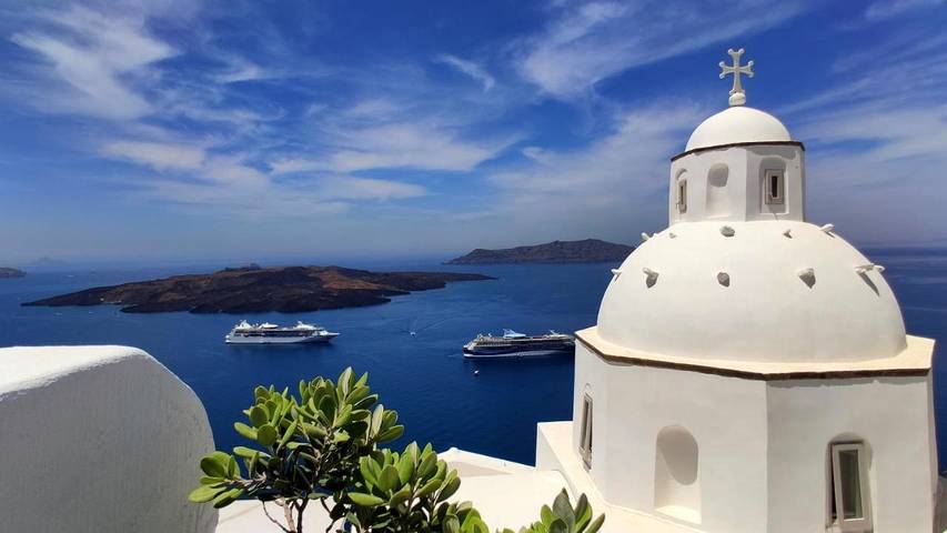 Maison d’hôte pour 2 personnes, avec Terrasse à Thera