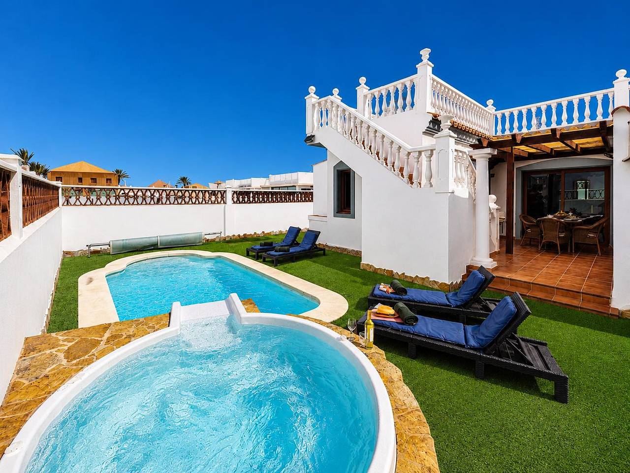 Chalet para 8 personas con jardín in Oasis Tamarindo, La Oliva