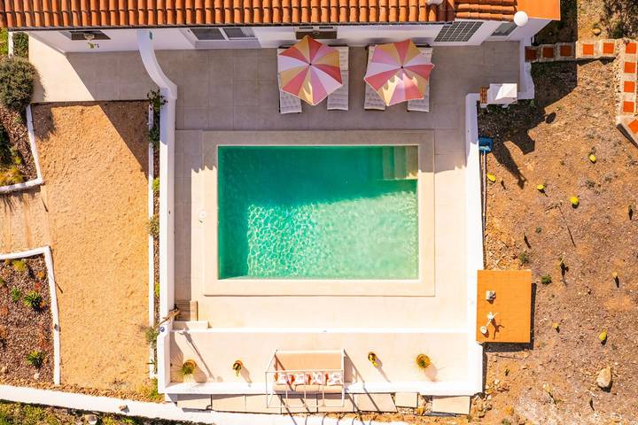 Casa de vacaciones para 4 personas, con Terraza además de Jardín y Piscina en Maó
