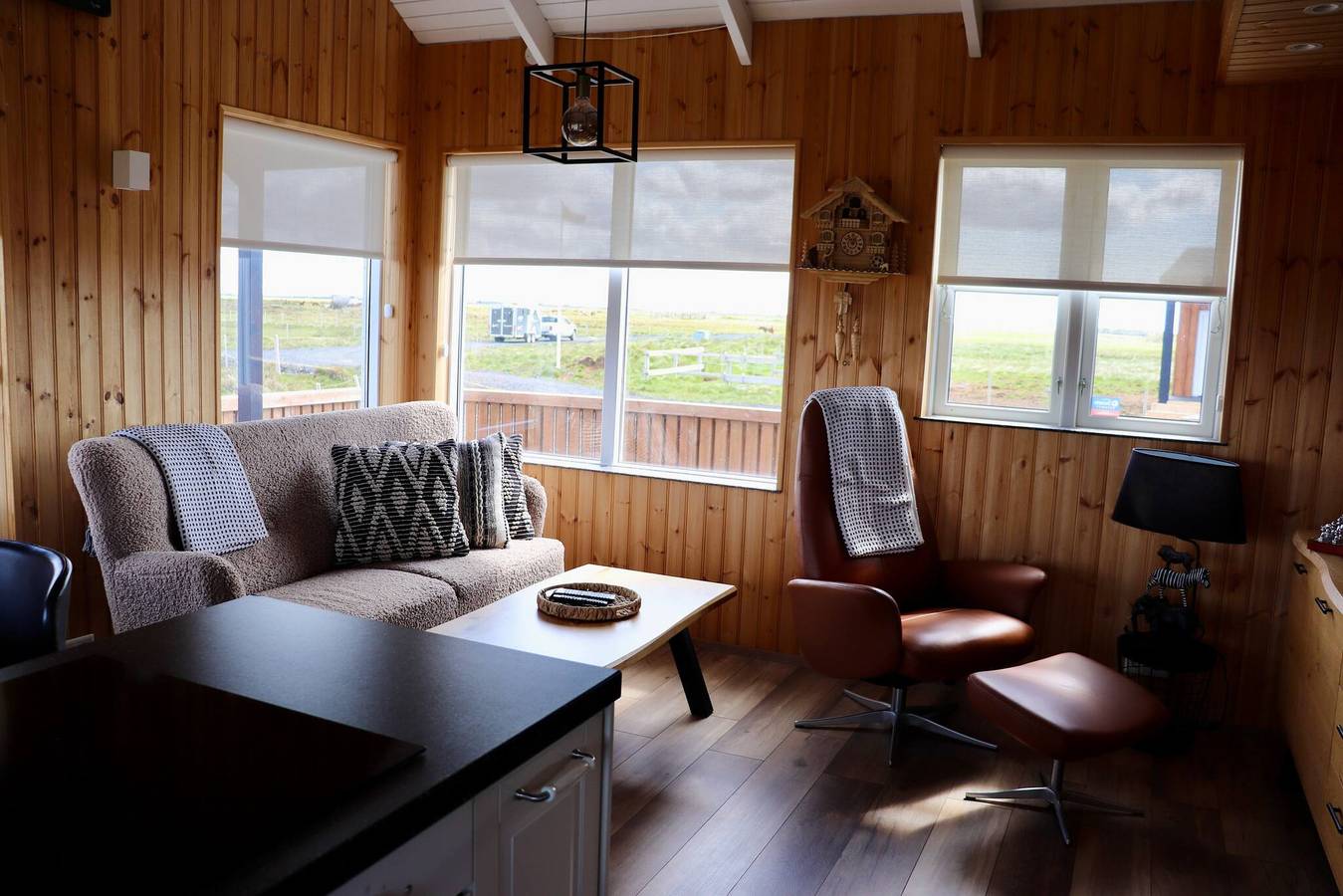 Estancia en el campo con caballos in Suðurland