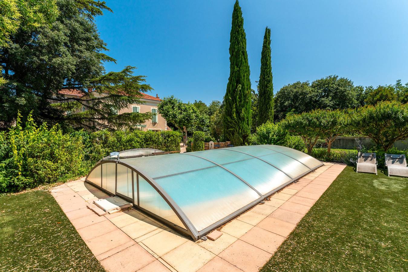 Maison de vacances 'Le Secret D'hestia' avec piscine partagée, Wi-Fi et climatisation in Bollène, Vaucluse