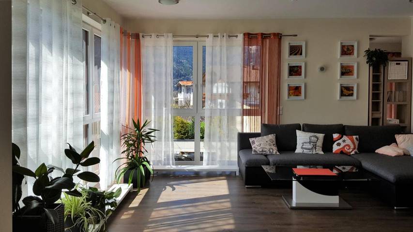 Ferienwohnung für 6 Personen, mit Garten und Ausblick
