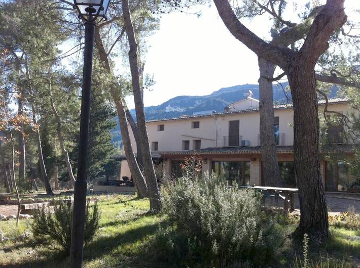 Ferienhaus für 2 Personen, mit Terrasse und Garten sowie Pool und Ausblick in Alcoi