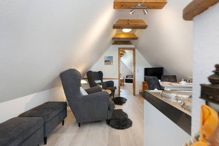 Hel lägenhet, Apartment 'Tüchsen' with Shared Terrace, Shared Garden and Wi-Fi in Klixbüll, Grünes Binnenland