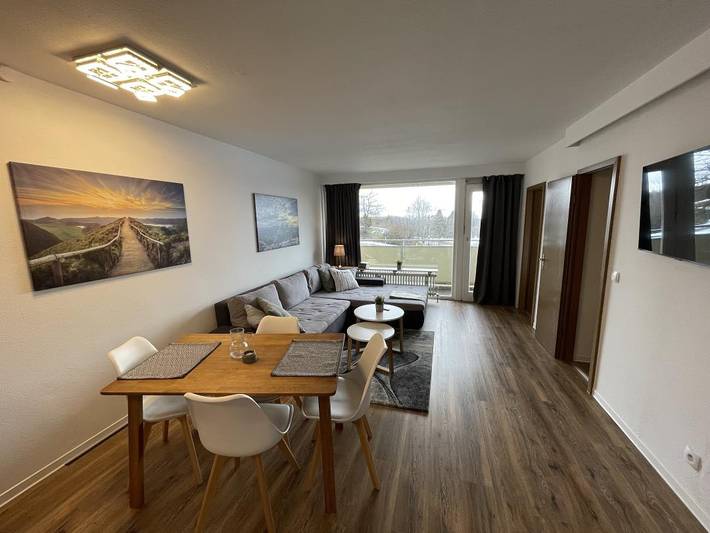 Ferienwohnung für 4 Personen, mit Balkon und Pool sowie Sauna, kinderfreundlich in Braunlage