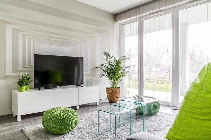 Ferienwohnung für 6 Personen, mit Seeblick und Garten sowie Ausblick in Balatonlelle