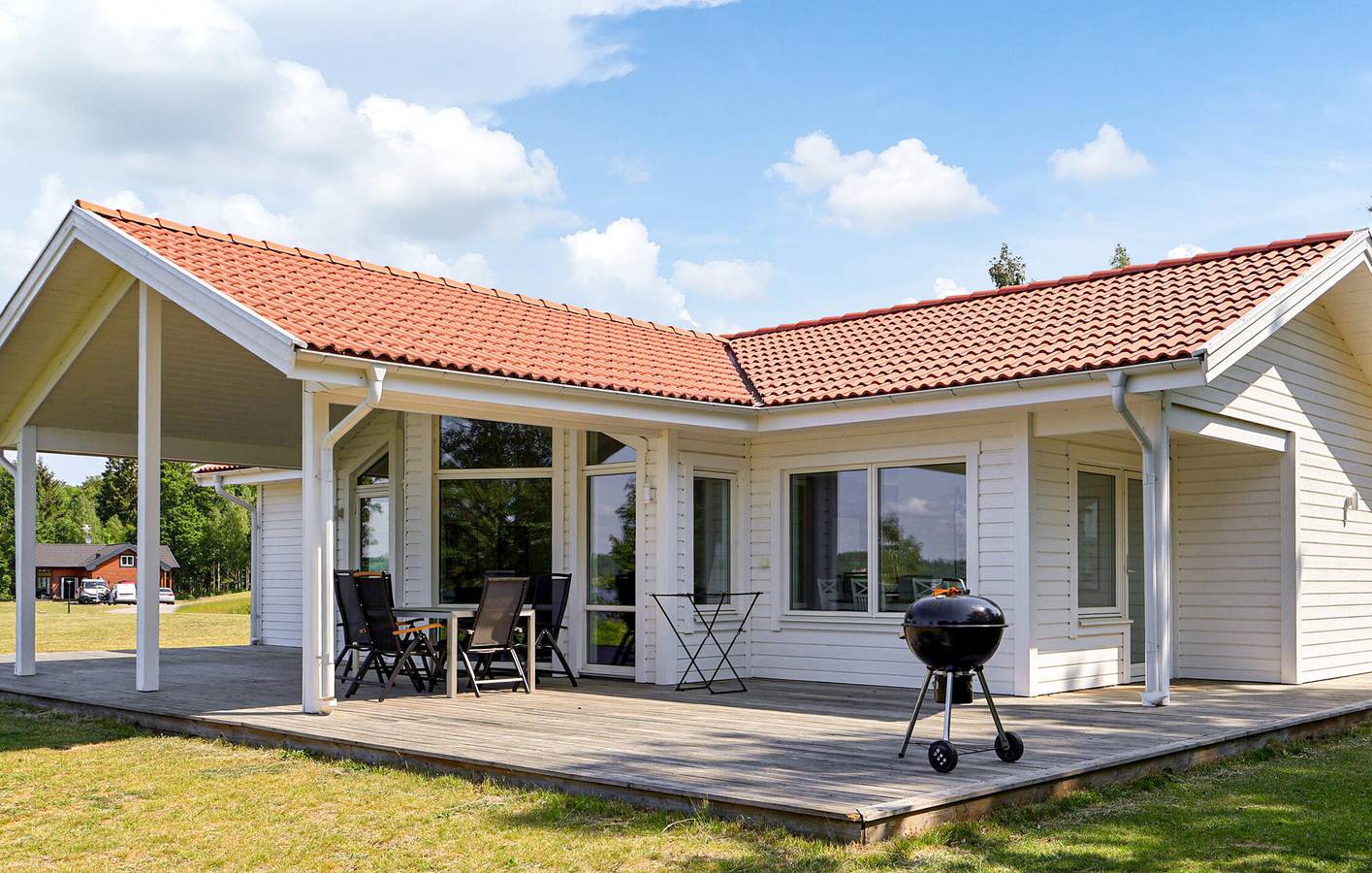 Ferienhaus für 6 Personen mit Sauna in Bolmen