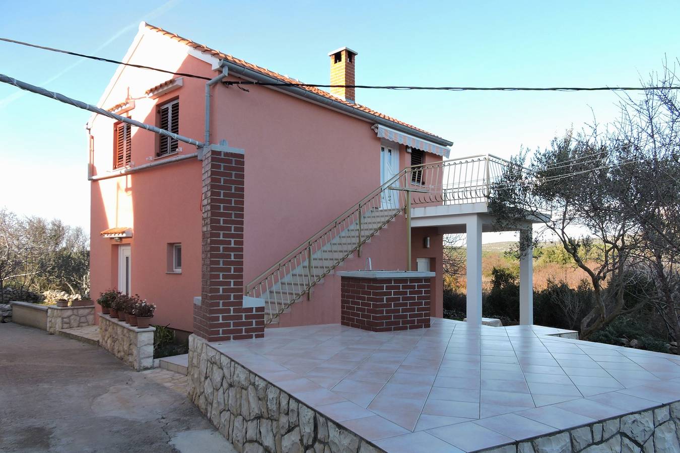 Cały apartament, Dwupokojowy apartament z tarasem i widokiem na morze Veli Rat, Dugi otok A-436-a in Sali, Dugi Otok