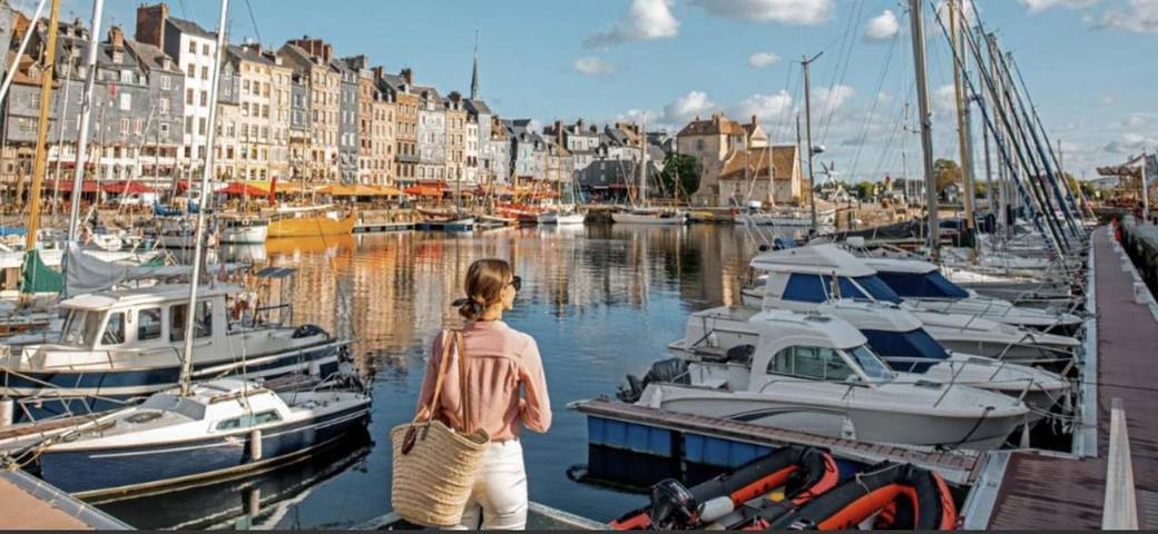 Location de vacances pour 6 personnes, avec jardin ainsi que terrasse et vue, animaux acceptés à Berville-sur-Mer - 3