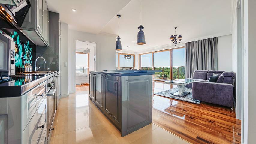 Appartement de vacances pour 6 personnes, avec balcon ainsi que sauna et piscine - 1