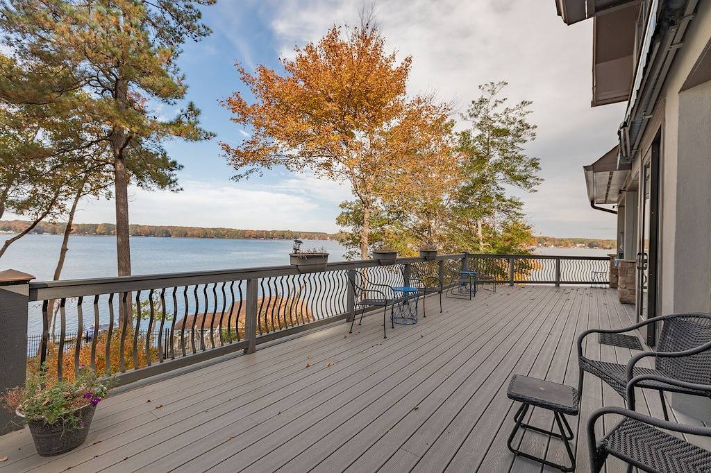 Amazing Panoramic Lake Gaston Views In This Executive 6 Bedroom Home in Lake Gaston