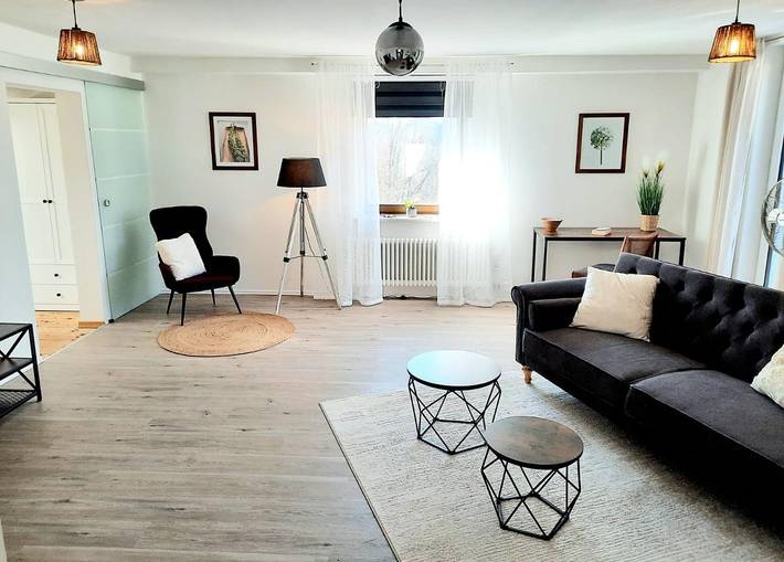 Ferienhaus für 4 Personen, mit Balkon und Balkon/Terrasse