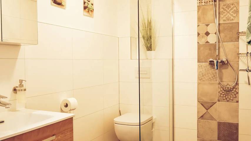 Ferienwohnung für 4 Personen, mit Sauna und Balkon sowie Garten in Unterweser - 4