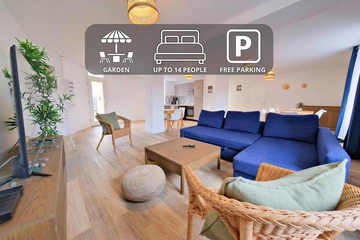 Gîte pour 14 personnes, avec Jardin dans Berru