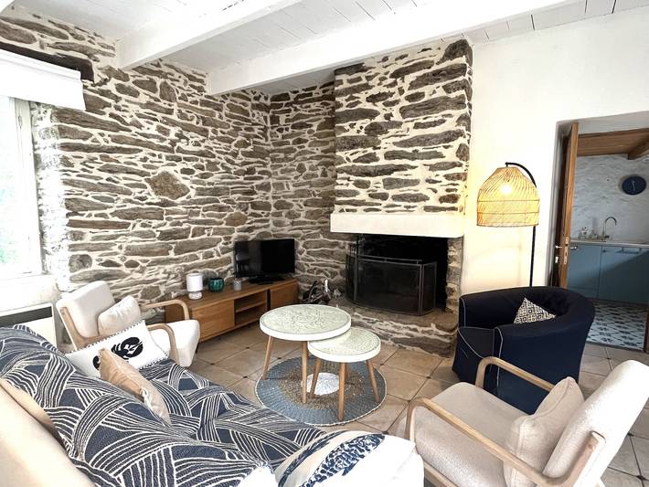 Maison de vacances pour 10 personnes, avec Jardin à Groix