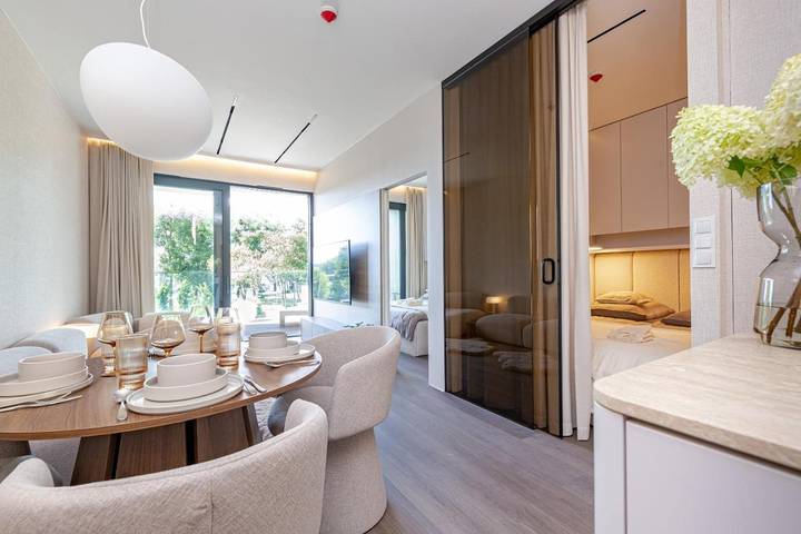 Ferienwohnung für 4 Personen, mit Sauna und Pool sowie Ausblick und Terrasse in Allenstein - 2