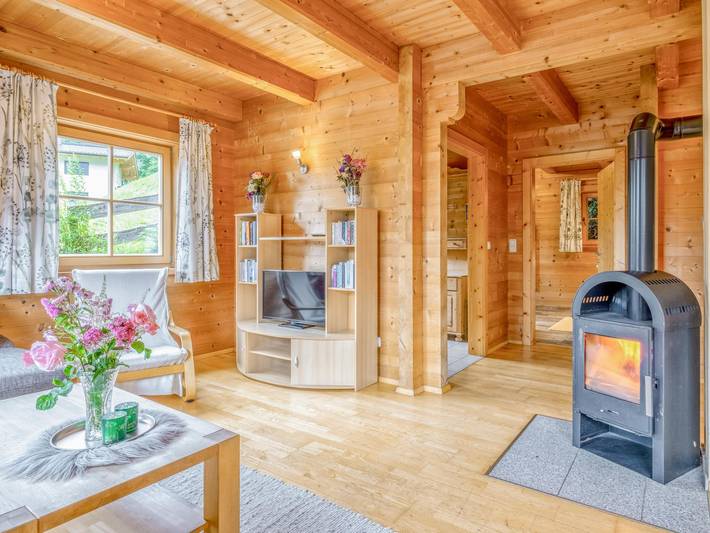 Geheel appartement, Luxe vakantiewoning in een charmant houten huis in Brixen im Thale, Kaisergebirge