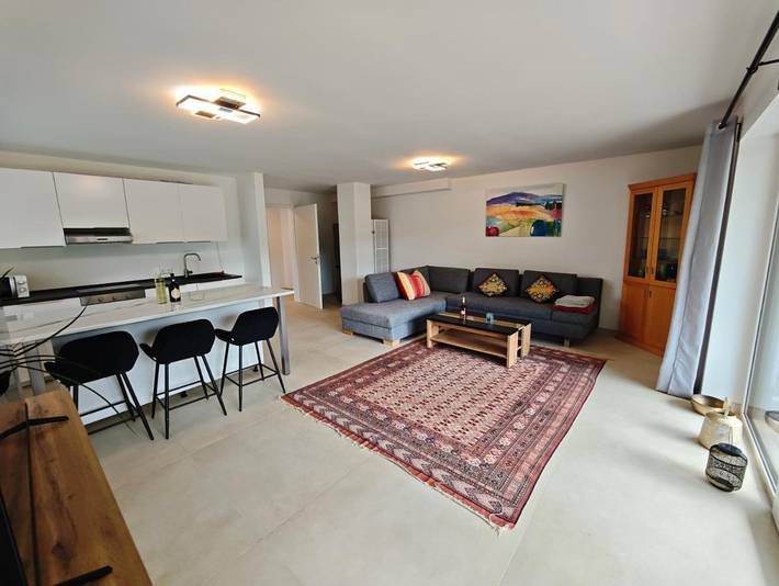 Ferienwohnung für 4 Personen, mit Terrasse und Garten sowie Sauna und Ausblick
