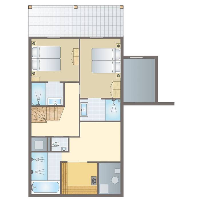 Bungalow voor 10 personen, met terras en balkon/terras in Drenthe