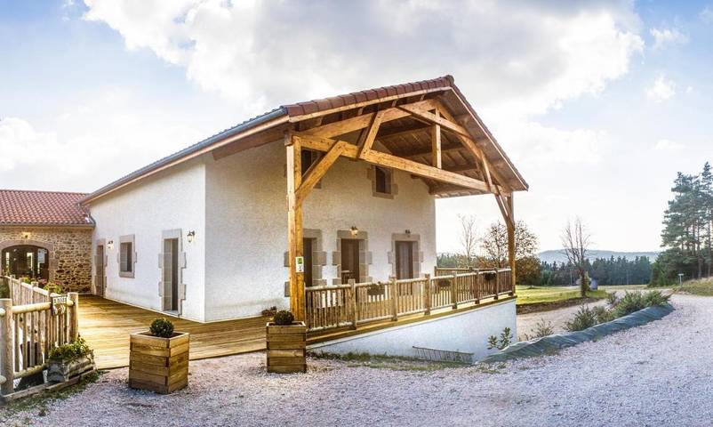 Hôtel pour 4 personnes, avec terrasse et jardin, animaux acceptés à Saint-Bonnet-le-Froid - 4