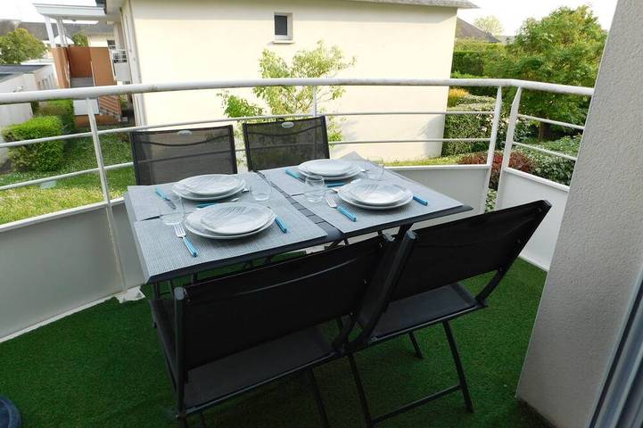 Appartement de vacances pour 4 personnes, avec balcon à Auray