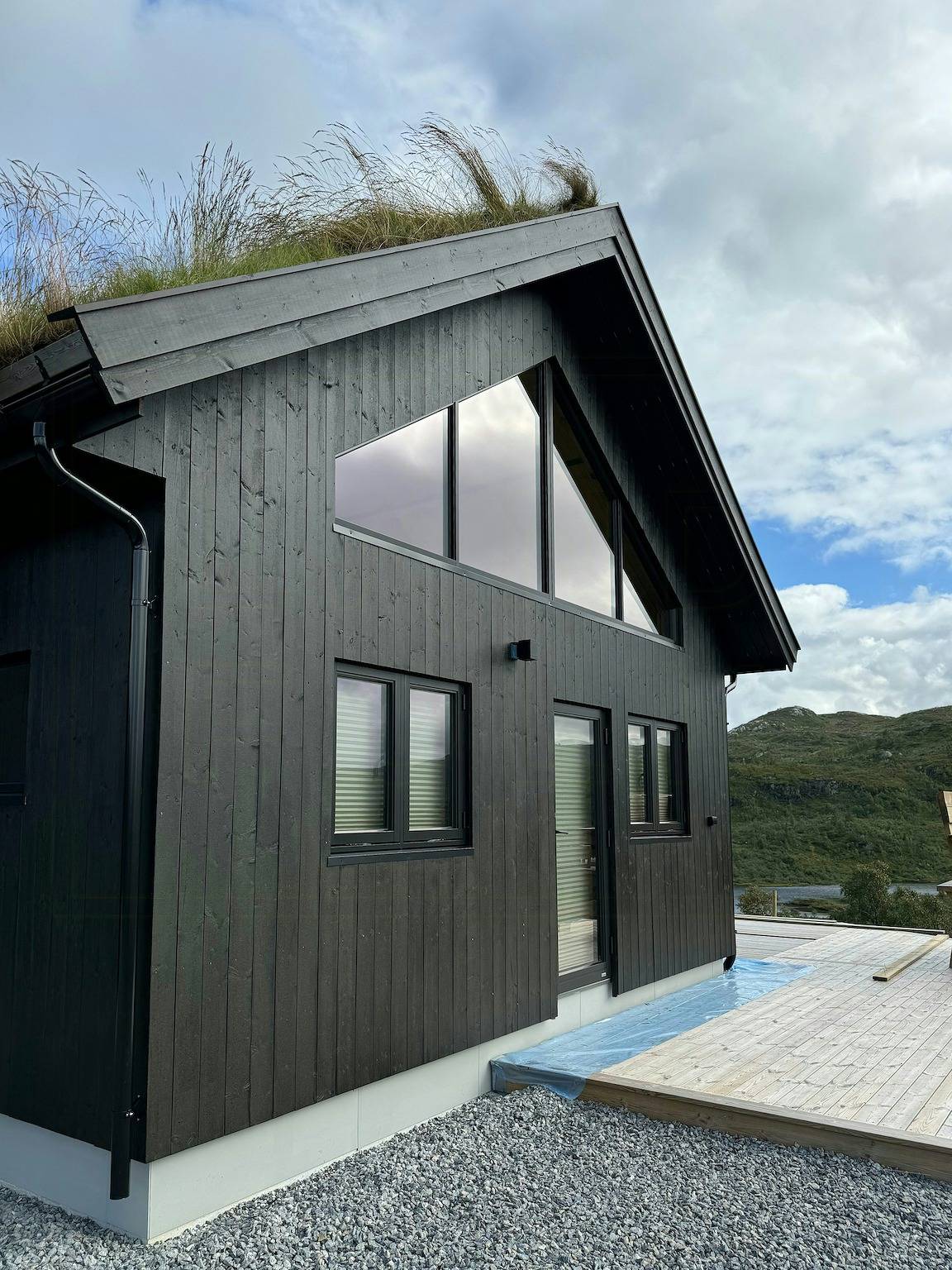 Off-Grid-Hütte mit Blick auf die Berge in Valle