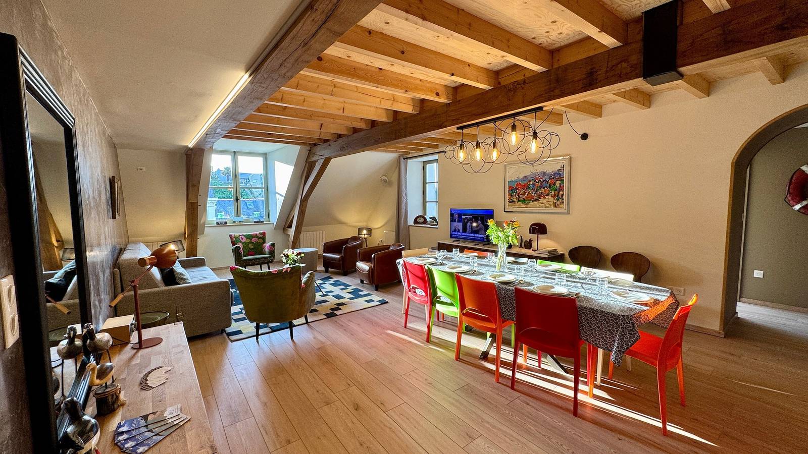 Ganze Wohnung, Ferienwohnung 'Seigneurie Fouquet - Chipagan' mit Wi-Fi in Le Palais, Côte des Mégalithes