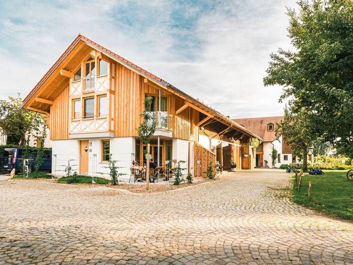 Bauernhaus für 2 Personen, mit Terrasse und Garten sowie Sauna und Ausblick in Franken