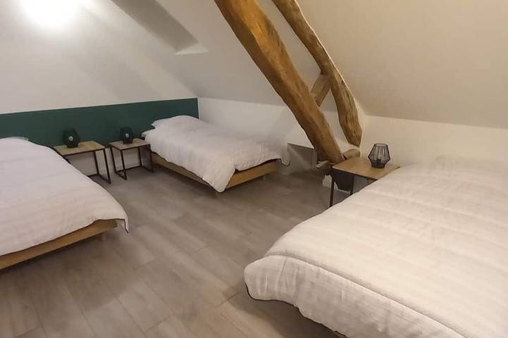 Gîte pour 7 personnes, avec balcon dans Seigny - 3
