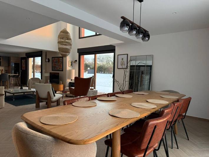 Location de vacances pour 12 personnes, avec terrasse et vue à Martainville - 2