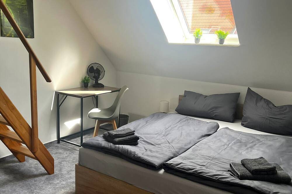 Entire apartment, Pension \"Alter Konsum\" - 2 to max. 10 persons (6 rooms) 27m² sun terrace in Lübben, Dahme - Spreewald region