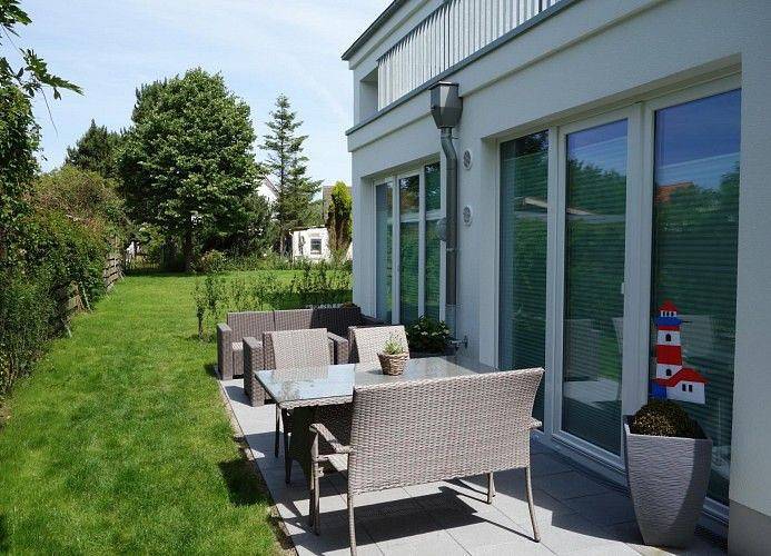Ferienwohnung für 4 Personen, mit Terrasse und Garten auf Wangerooge