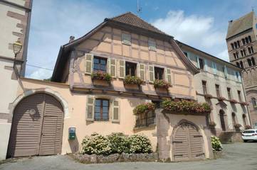 Gîte pour 4 personnes, avec balcon et vue à Gueberschwihr