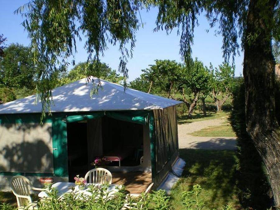 La Rouvière les pins - Bungalowzelt 4 personen - Karibik, ohne Sanitär in Vagnas, Ardèche
