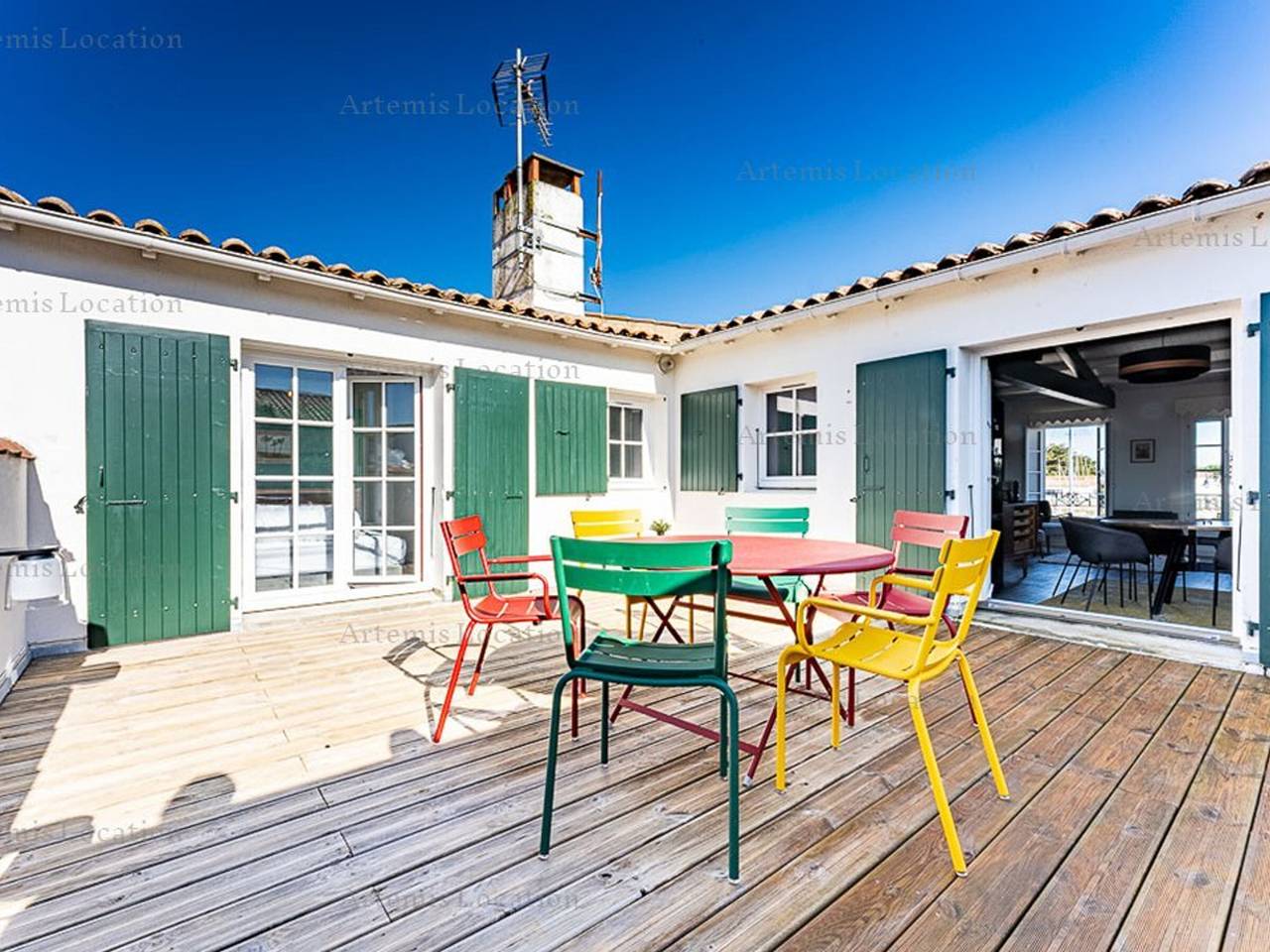 Ganze Wohnung, Moderne Wohnung mit großer Terrasse in Ars-en-Ré in Ars-en-Ré, Ile de Re