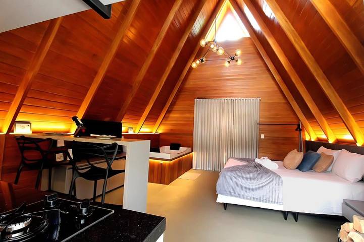 Camping pour 2 personnes, avec jardin et vue dans le Sud (Brésil)