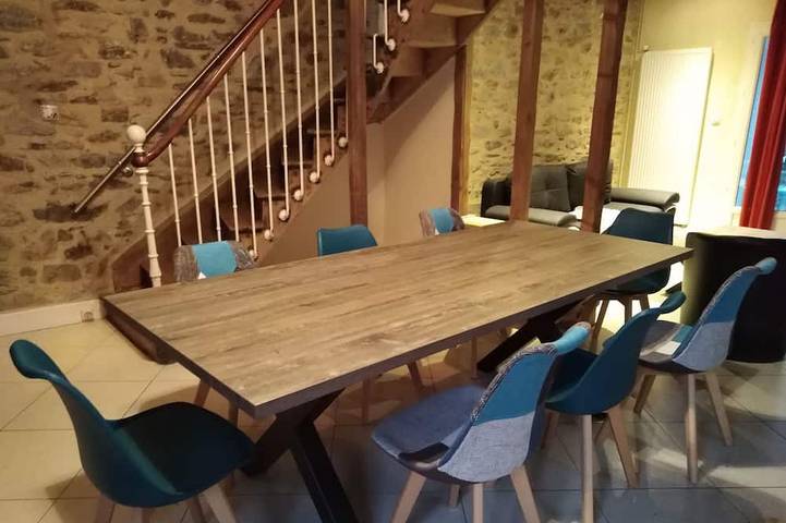 Gîte pour 8 personnes, avec jardin, animaux acceptés dans Chaum