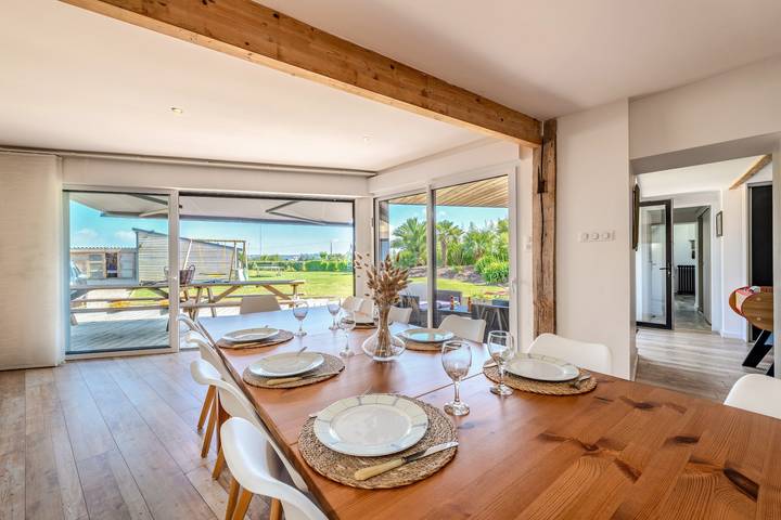 Maison de vacances pour 14 personnes, avec bassin pour enfant, animaux acceptés dans le Finistère - 2