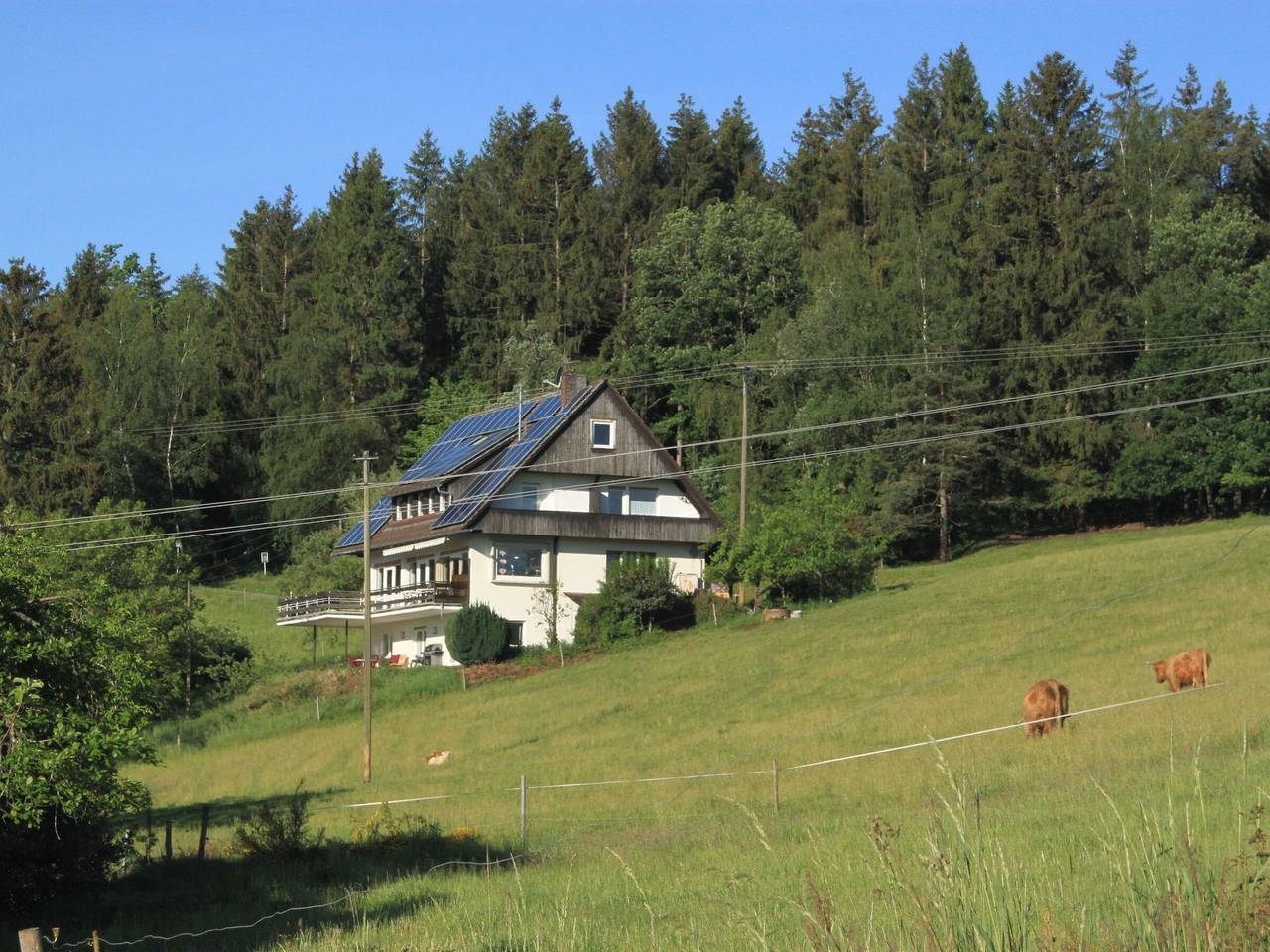 Apartamento inteiro, Apartamento '60m², 1 Quarto' com Vista Montanha, Terraço Partilhado e Wi-Fi in Muhlenbach, Central Black Forest