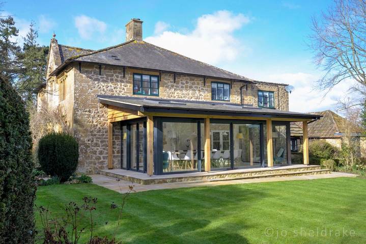 Cottage for 16 people, with Garden in Somerset